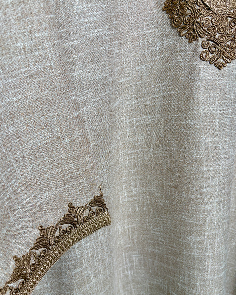Morrocan Sand Linen Kaftan