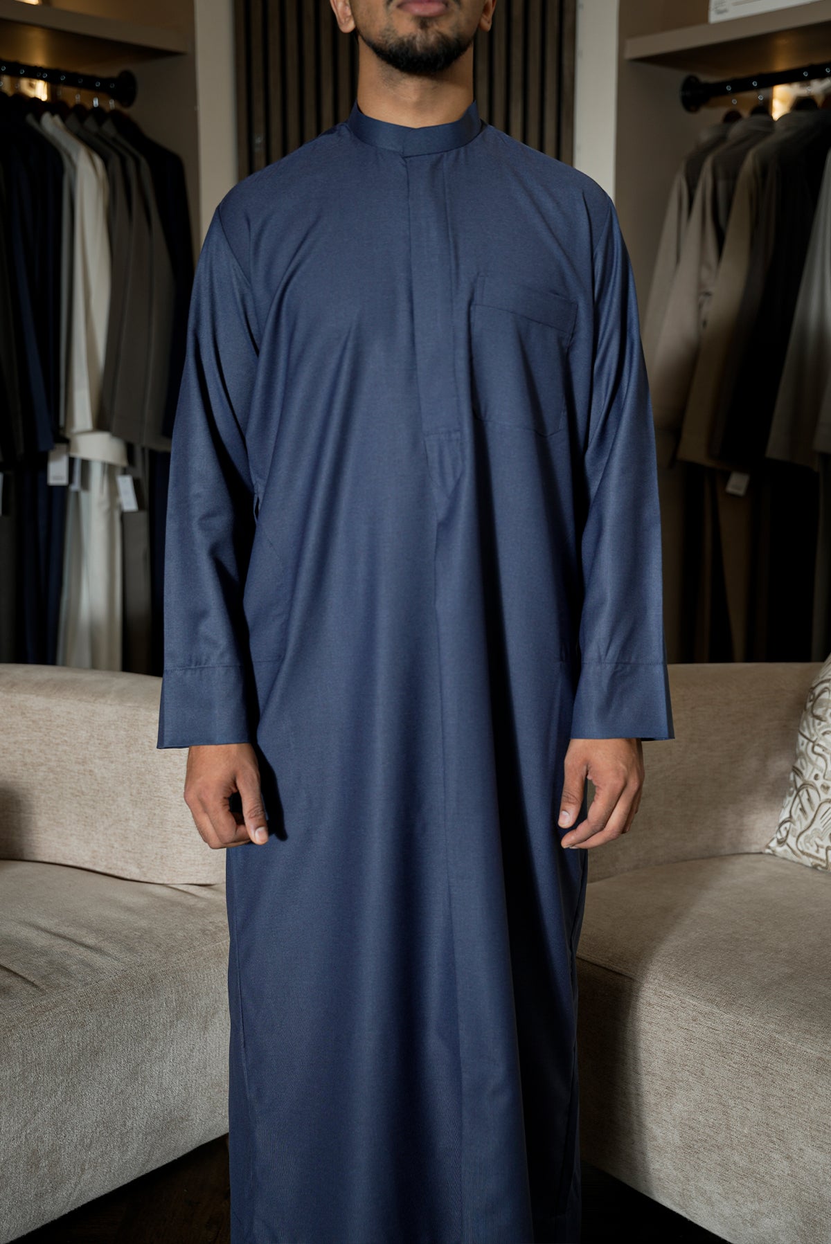 Blue Kuwaiti Thobe