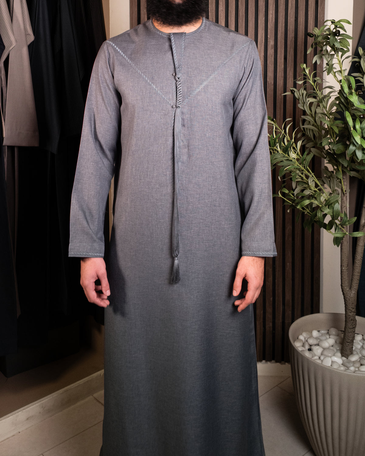 Slate Grey Emirati Thobe