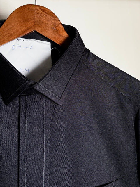 Qatari Black Embroidery Thobe