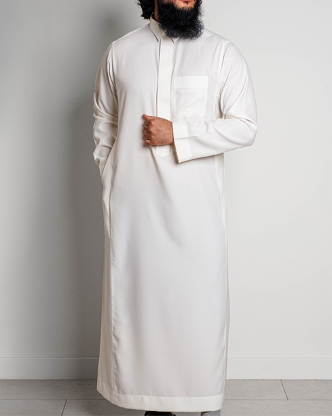 Qatari Cream Lining Thobe