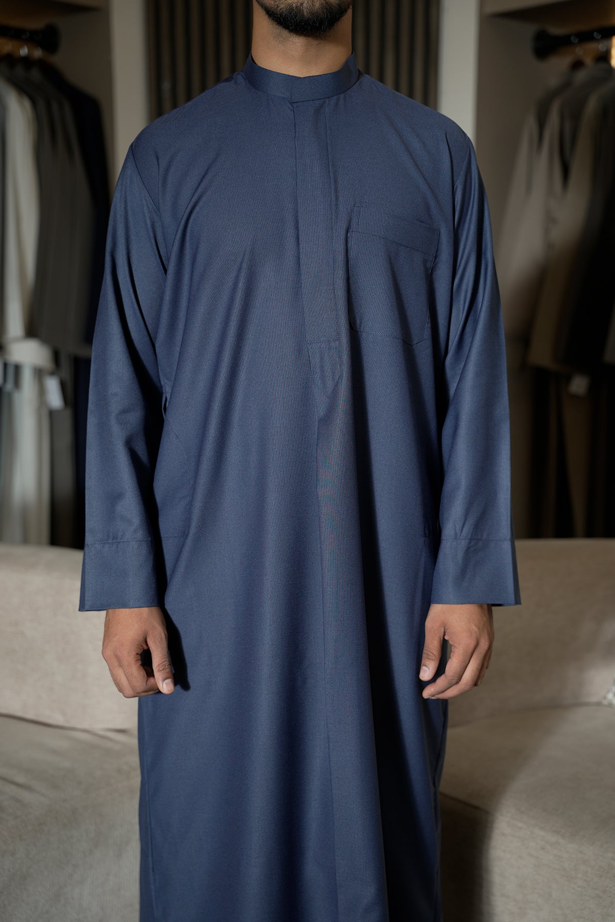 Blue Kuwaiti Thobe