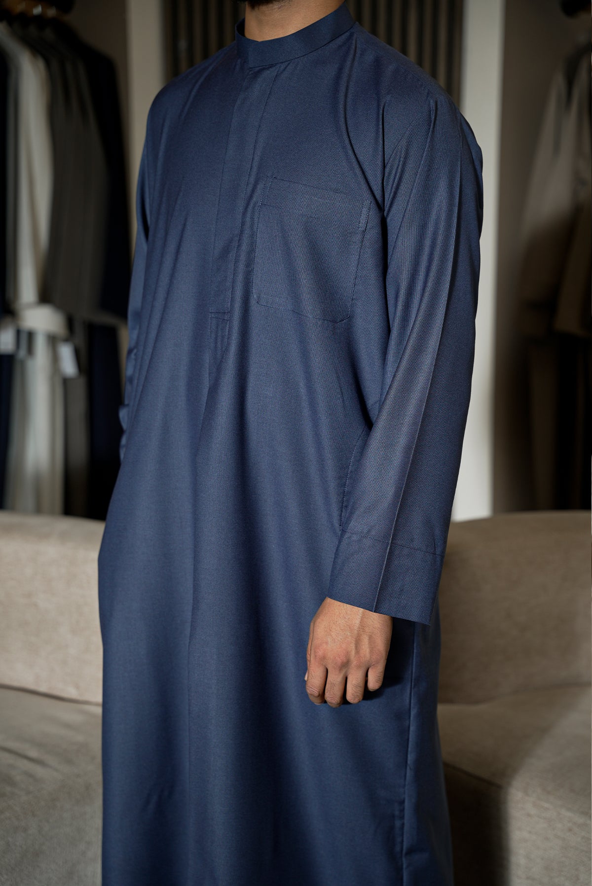 Blue Kuwaiti Thobe