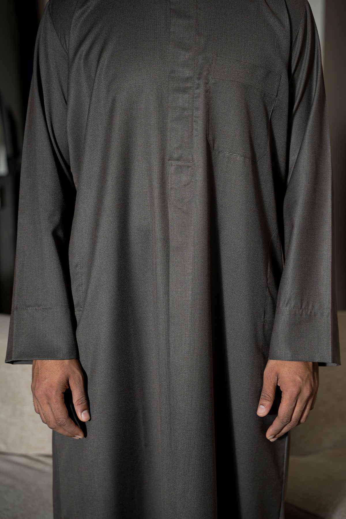 Brown Kuwaiti Thobe
