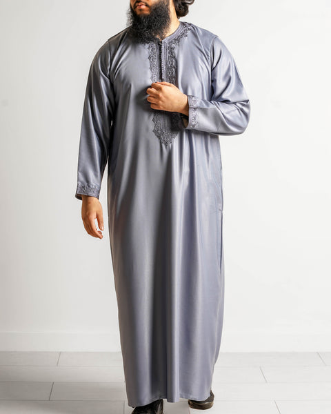 Morrocan Lunar Grey Kaftan