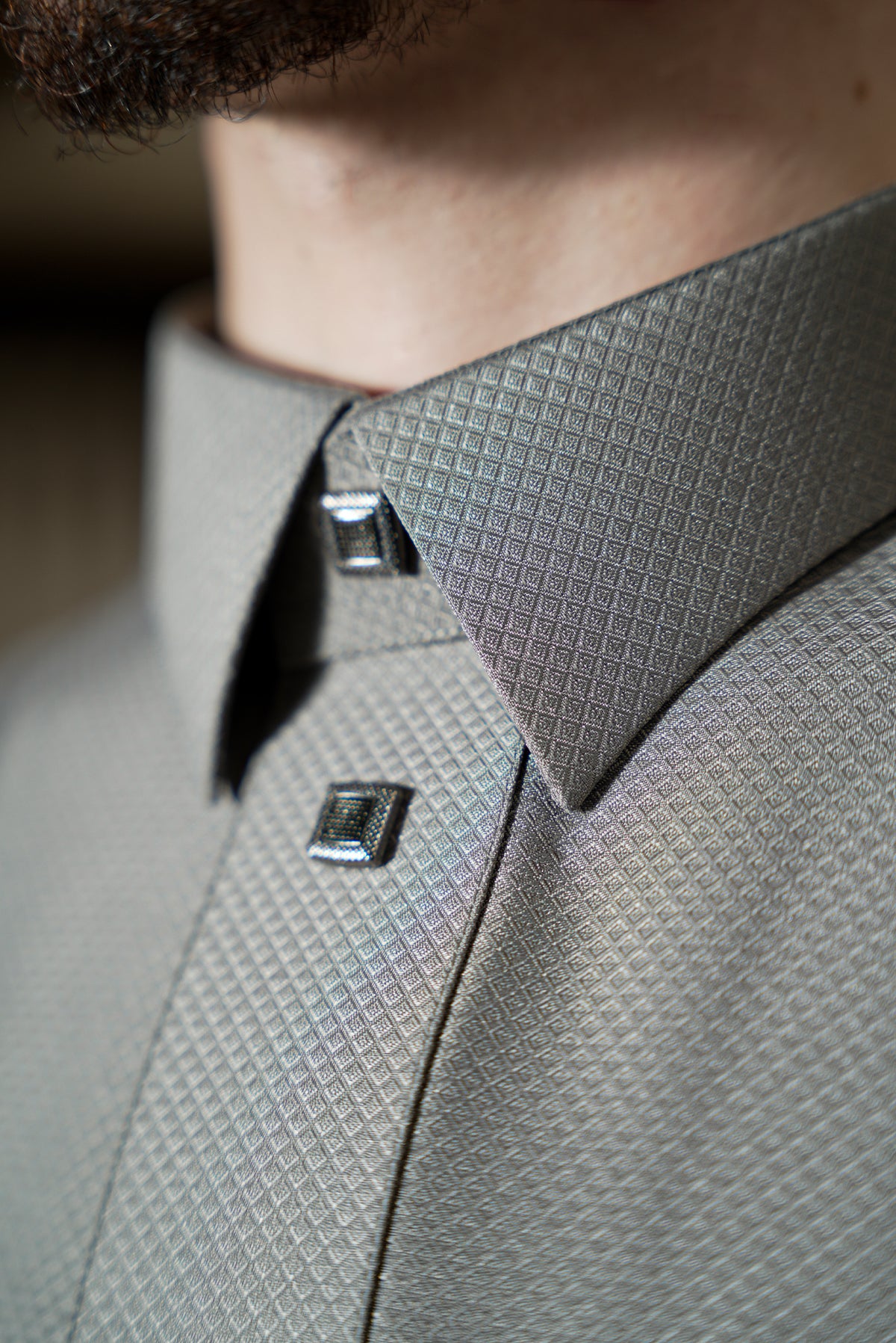 Classic Silver Button Thobe