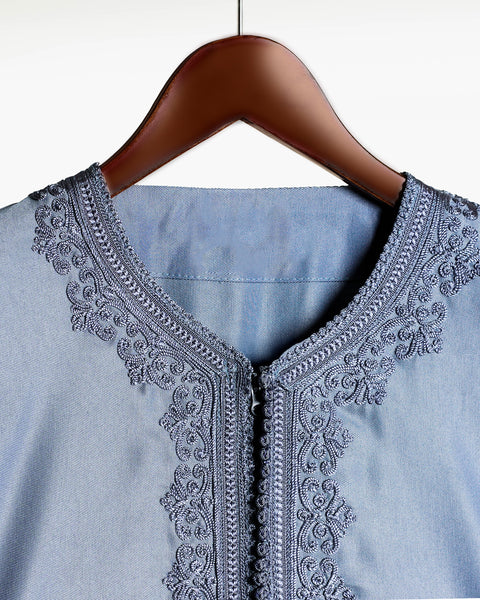 Morrocan Lunar Grey Kaftan